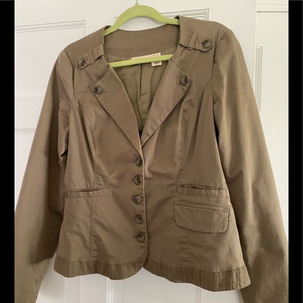 Olive casual jacket